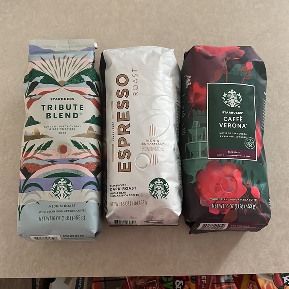 Starbucks Kitchen Starbucks Coffee Bundle 3 Bags 6oz Each Poshmark